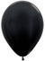 Image of Metallic Black Single 30cm Latex Balloon