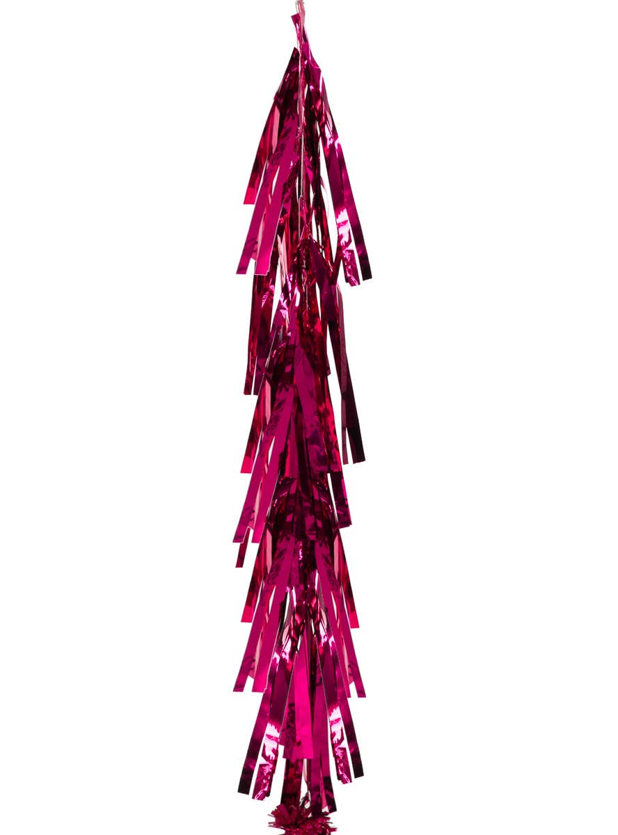 Image of Metallic Burgundy 9 Pack Of 35cm Decorative Tassels - Alternate Image