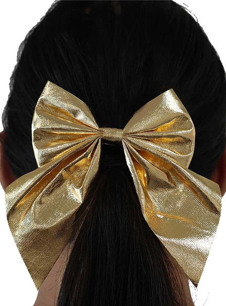 Gold Hair Bow - Main Image