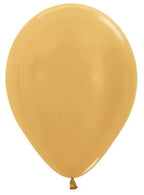 Metallic Gold 30cm Single Latex Balloon - Main Image