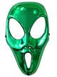 Image of Intergalactic Metallic Green Screaming Alien Costume Mask