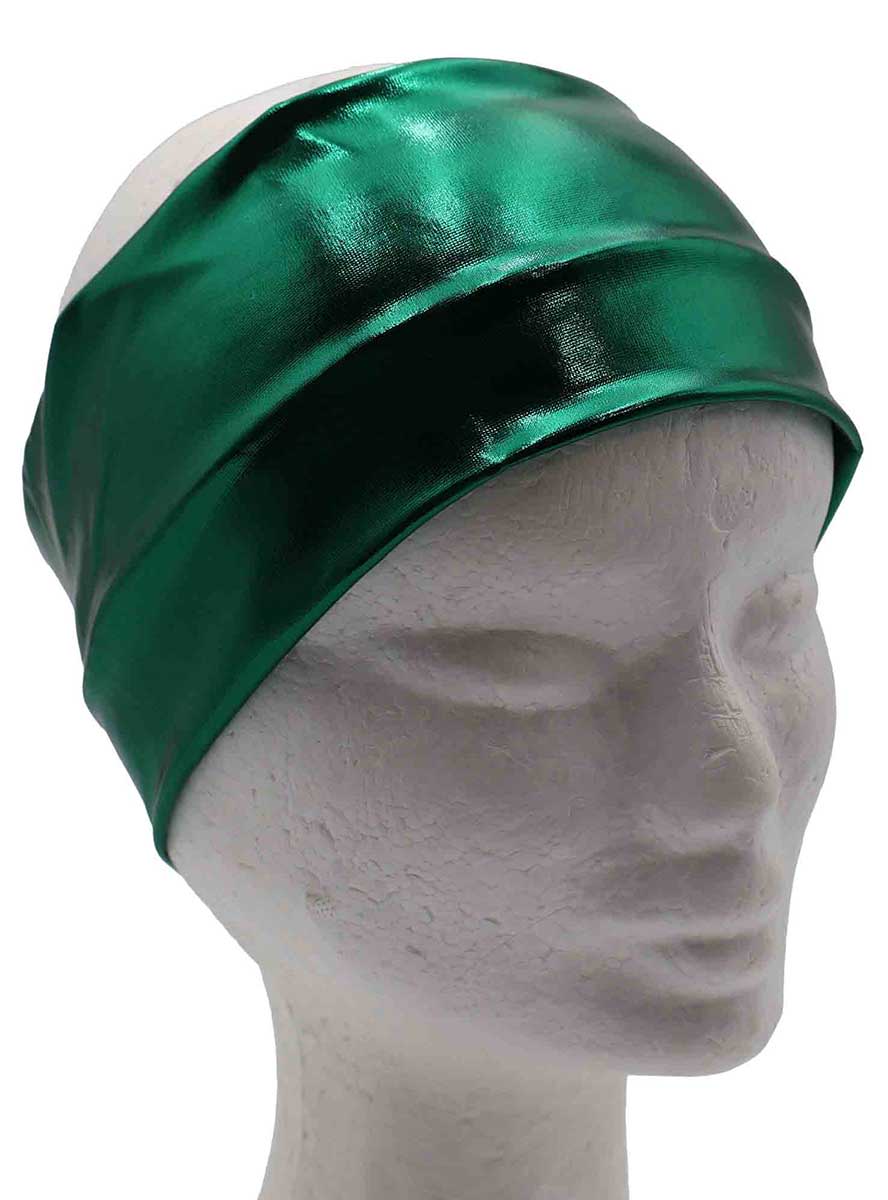 Metallic Green Headband - alternative image