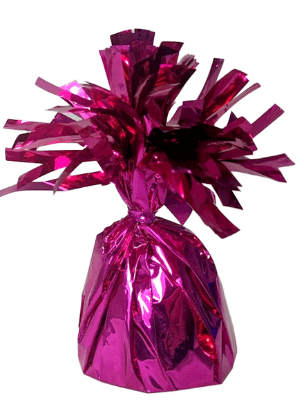 Image of Metallic Hot Pink Foil Balloon Weight