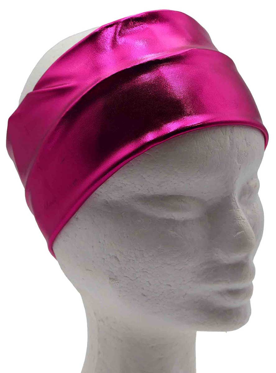 Metallic Pink Headband - alternative image
