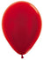 Image of Metallic Red Single 30cm Latex Balloon    