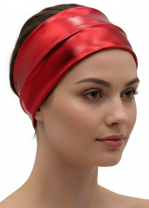 Metallic Red Headband - Main Image