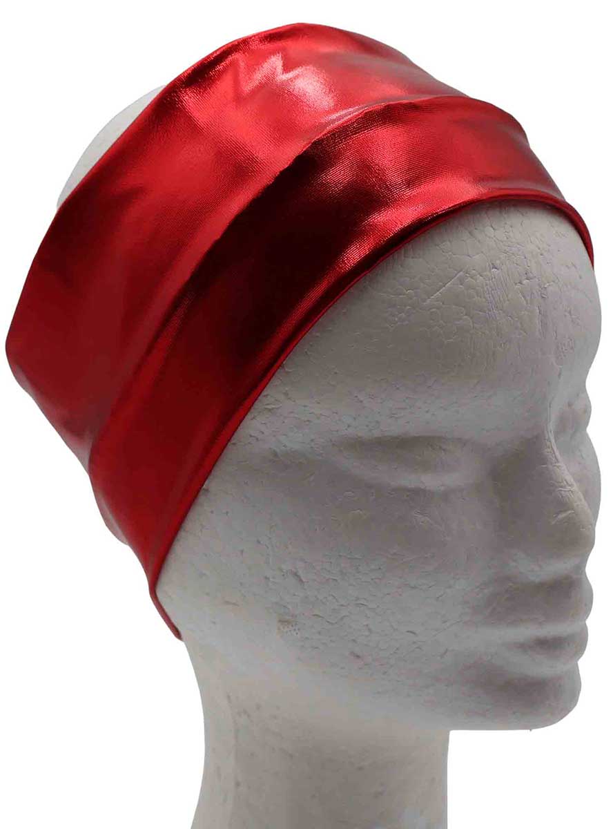 Metallic Red Headband - alternative image