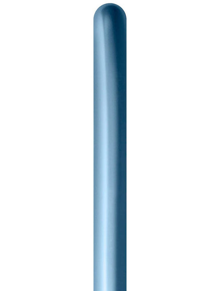 Image of Metallic Blue Single 260S Latex Modelling Balloon