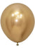 Image of Metallic Reflex Gold 6 Pack 45cm Latex Balloons 
