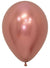 Image of  Metallic Reflex Rose Gold 12 Pack 30cm Latex Balloons