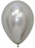 Image of Metallic Reflex Silver Single 30cm Latex Balloon    