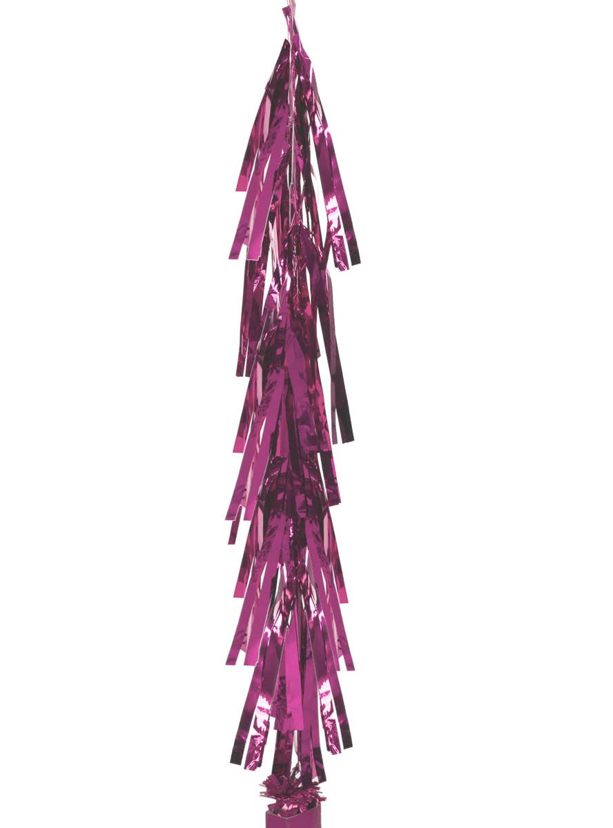 Image of Metallic Rose Pink 9 Pack Of 35cm Decorative Tassels - Alternate Image