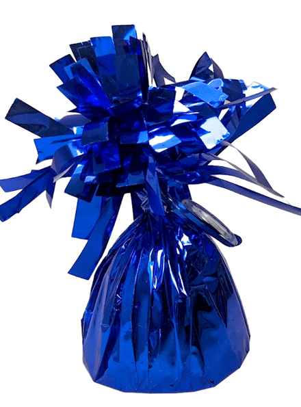 Image of Metallic Royal Blue Foil Balloon Weight