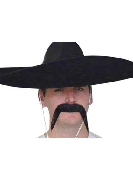 Mexican Black Costume Moustache - Main Image