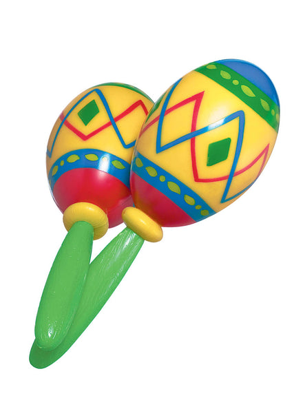 Green and Yellow 2 Pack Mexican Maracas