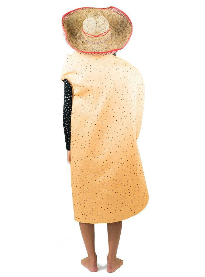 Mexican Taco Novelty Adults Costume - Back Image