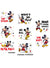 Image of Mickey Mouse Forever 8 Pack Tattoo Party Favours