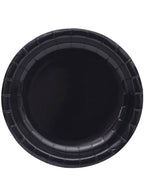 Image of Midnight Black 20 Pack 18cm Round Paper Plates