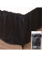 Image of Midnight Black 426cm Plastic Table Skirt