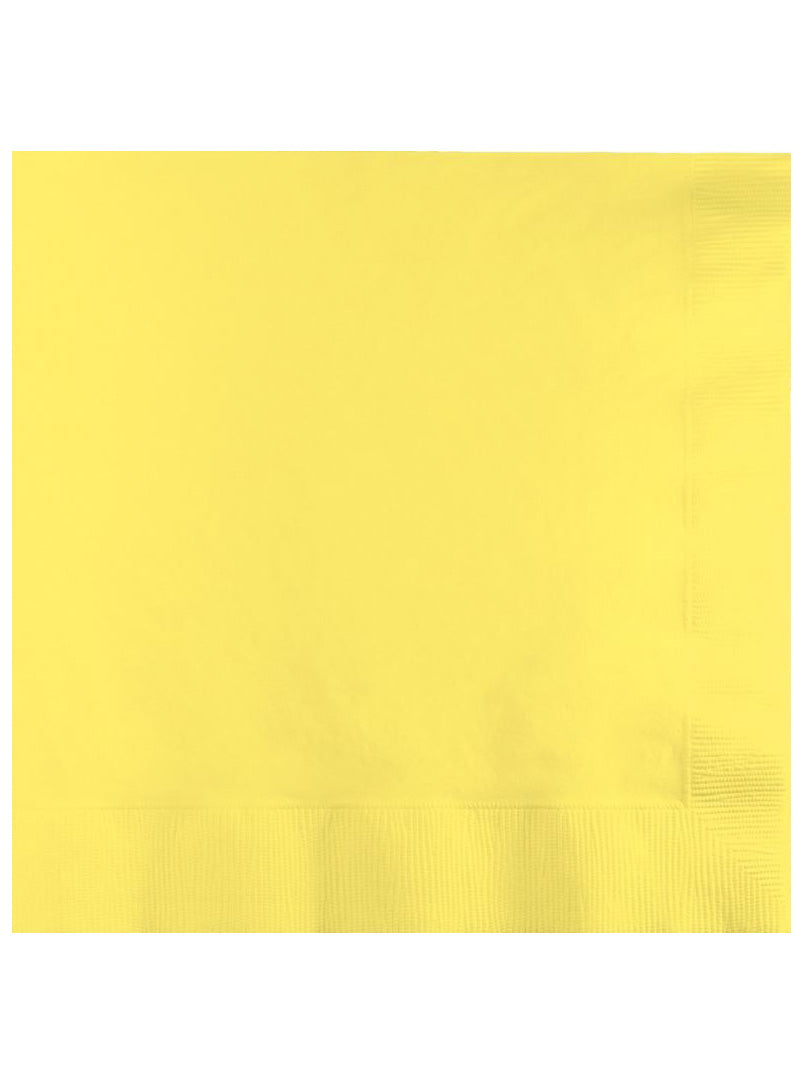 Mimosa Yellow 50 Pack Yellow Lunch Napkins – Main Image
