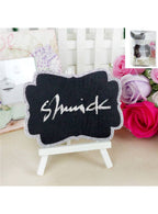 Image of Mini Silver Glitter Frame Party Blackboard