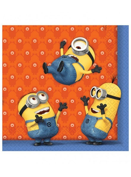 Minions Lunch Napkins 20 Pack - Main Image