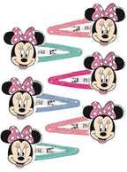Image of Minnie Mouse Helpers 12 Pack Hair Clips Party Favours