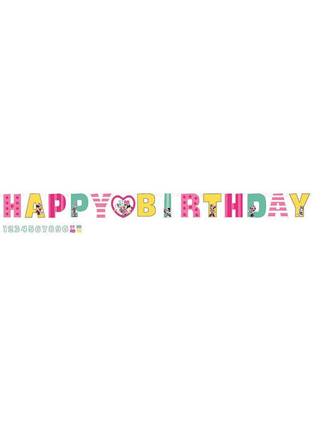 Image Of Minnie Mouse Happy Helpers Add An Age Happy Birthday Banner