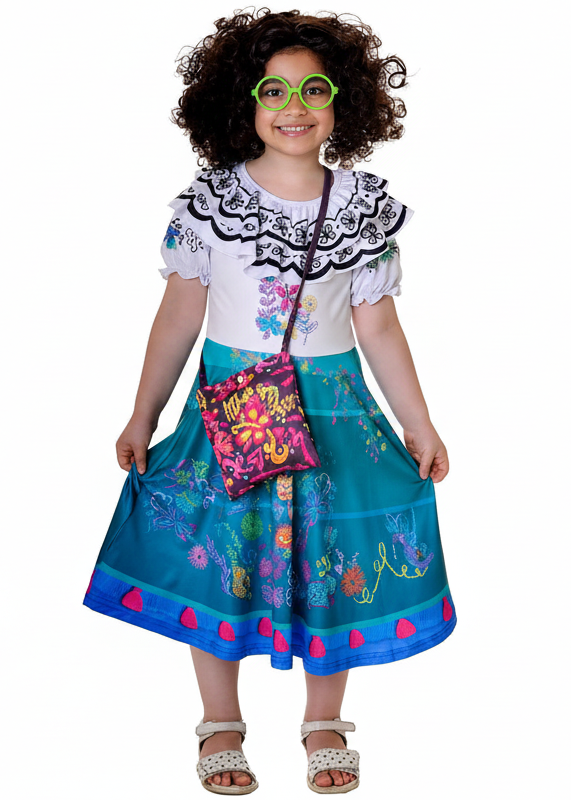 Image of Mirabella Girl's Deluxe Dress Up Costume and Bag - Main Image