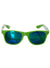 Green Reflective Mirror Lens 80s Costume Accessory Sunglasses Main Image 