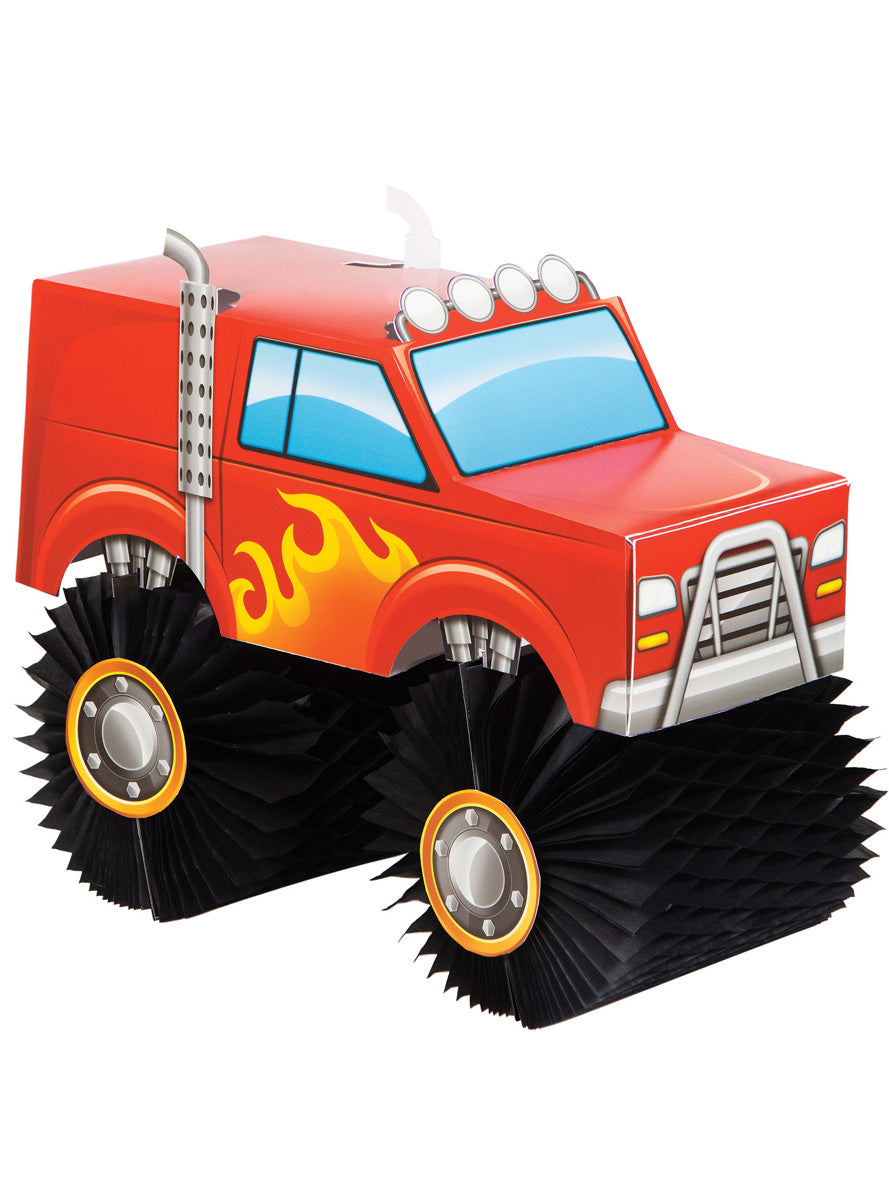 Monster Truck Rally 3D Honeycomb Centrepiece – Main Image