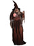 Deluxe 6 Foot Ragged Old Witch Halloween Decoration with Lights, Sounds and Movement - Front Image