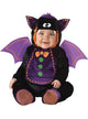 Infant Purple and Black Bat Halloween Costume Main Image