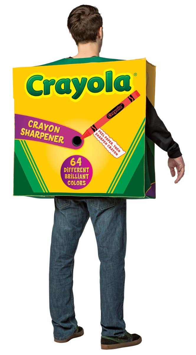 Crayons Costume Crayola Box of Crayons Adult Fancy Dress Costume