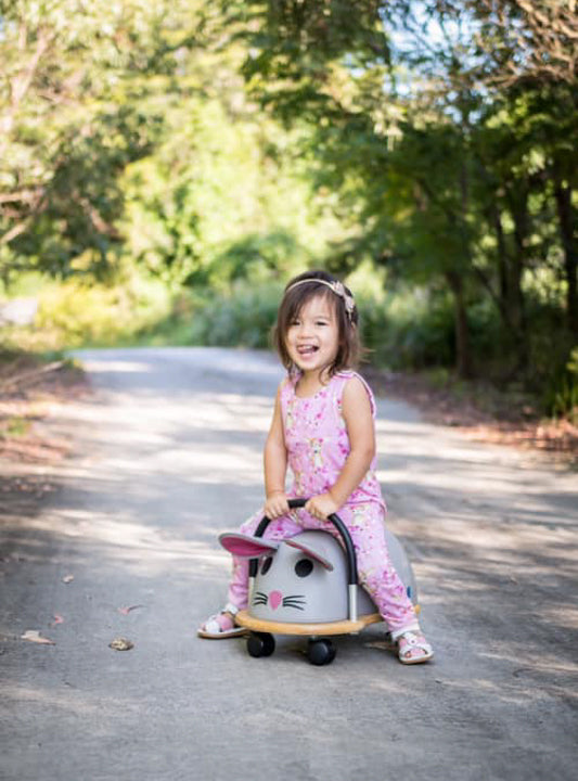 Mouse Large Wheely Bug Childrens Ride On - Lifestyle Image 1
