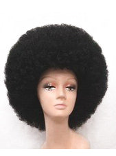 Mens Black Frizzy Mr Cool Afro Costume Wig Alternative Image