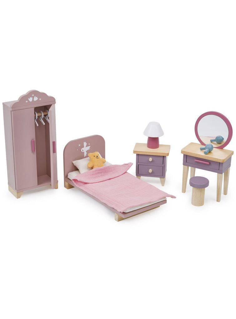 Mulberry Mansion With Furniture Childrens Wooden Doll House - Furniture Image 1