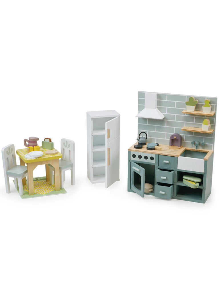 Mulberry Mansion With Furniture Childrens Wooden Doll House - Furniture Image 4
