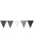 Image of Black and White Polka Dot 50 Flag Bunting