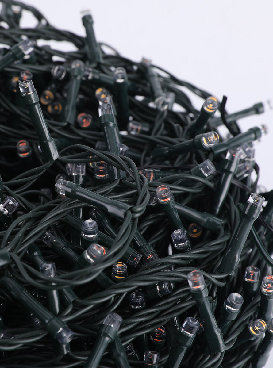 Multicolour 1200 Bulb Christmas Fairy String Lights - Close Up Image 1
