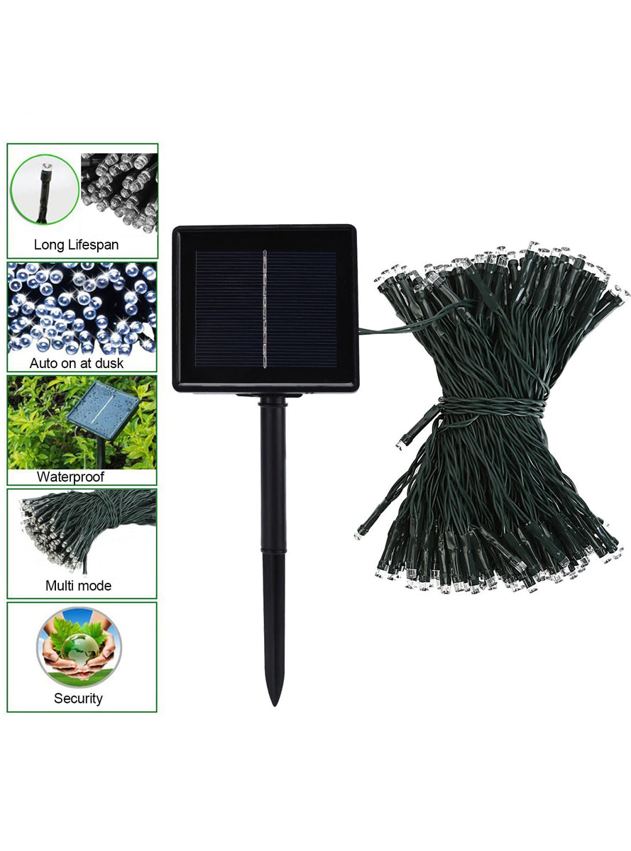 Multicolour Solar String Christmas Lights - Information Image
