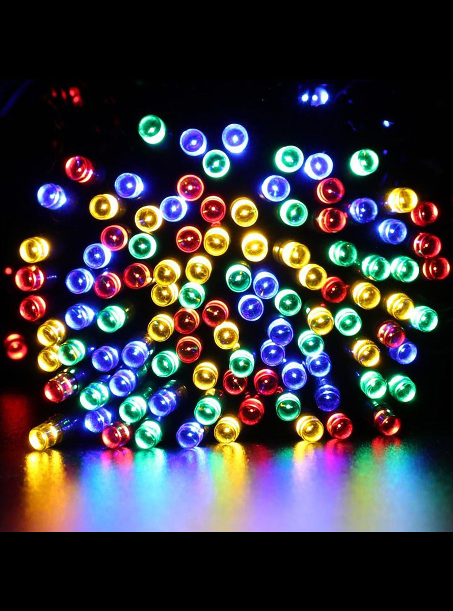 Multicolour Solar String Christmas Lights - Main Image