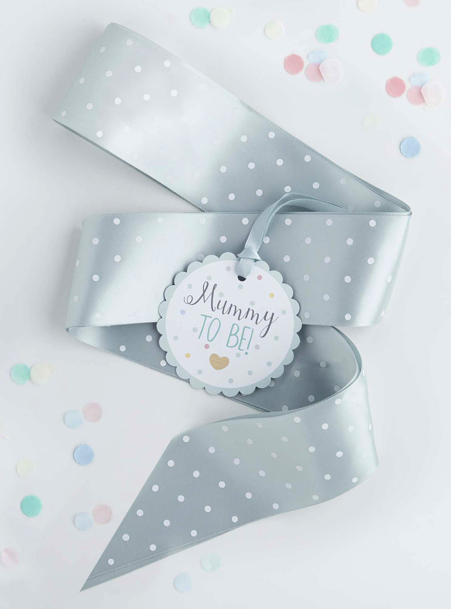 Mummy to Be Baby Shower Ribbon Sash - Lifestyle Image