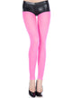 Womens Hot Pink Opaque Footless Leggings