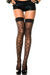 Spider Web Black Thigh High Halloween Costume Stockigns