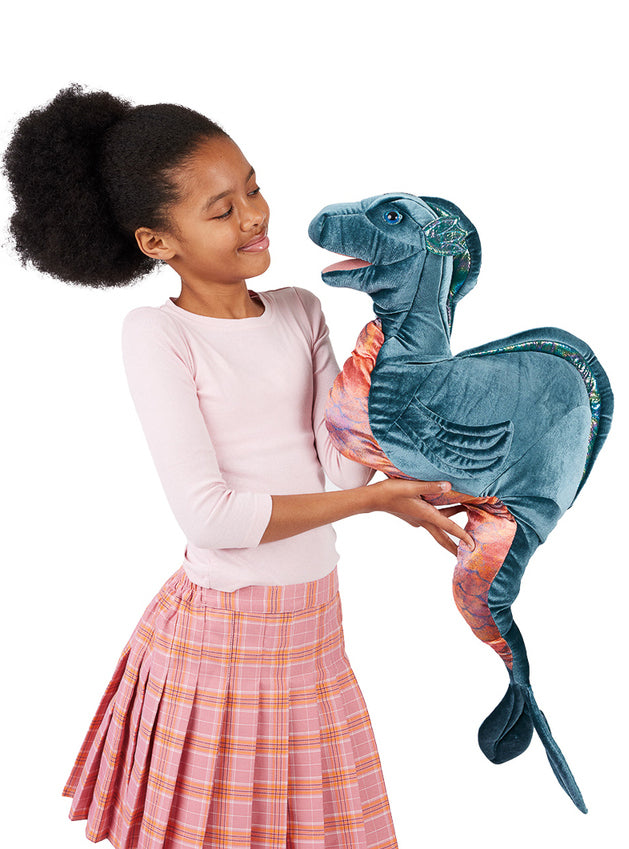 Mythical Green Nessie Hand Puppet - Alternate Image 2