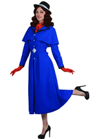 English Nanny Women's Mary Poppins Fancy Dress Costume - Main Image