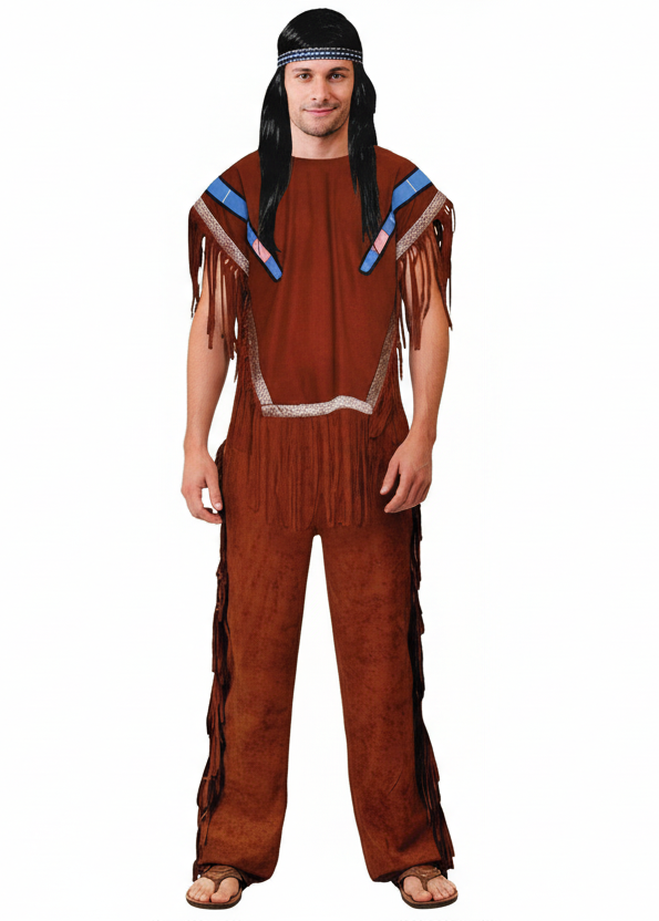Native American Mens Indian Costume - Main Image