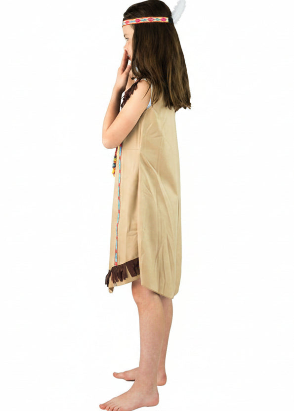 Girls Native Princess Dress Up Costume Side Image