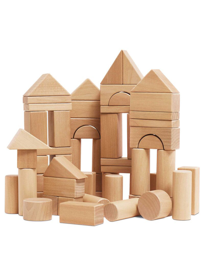 Natural Wood 60Pc Building Blocks - Main Image